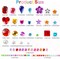 2774 Gem Stickers for Crafts – Self-Adhesive Heart Rhinestones, Acrylic Bling for Kids’ DIY Projects